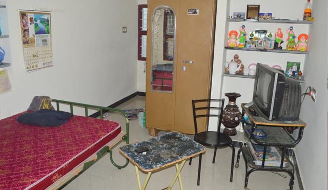 A resident’s room, made their own — TNG Senior Citizens Home, Coimbatore