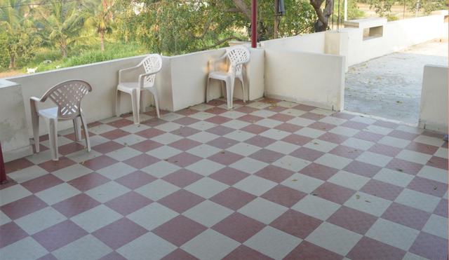 Open terrace with seating — TNG Senior Citizens Home, Coimbatore