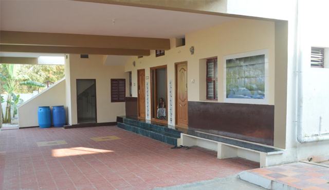 Shaded verandah — TNG Senior Citizens Home, Coimbatore